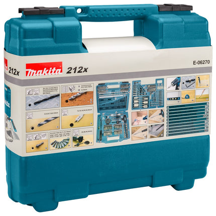 Makita BOOR-/schroefbitset 212-Delig – E-06270