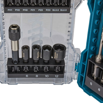 Makita BOOR-/DOP-/SCHROEFBITSET 18-DELIG