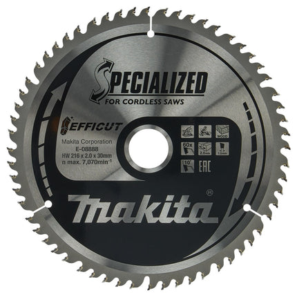 Makita Afkortzaagblad Hout 216X1.5X30 T60 – E-08888