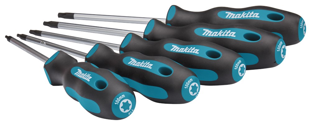 Makita Schroevendraaierset 5-Delig Schroevendraaier Set 5-DLG – E-10534