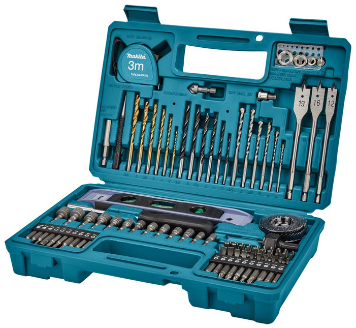 Makita BOOR-/schroefbitset 102-Delig Boor/bitset 102-DLG – E-10730