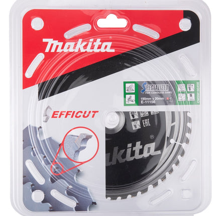 Makita HM ZAAG FF 190X20X1,85 45T Afkortzaagblad Hout Efficut 10G – E-11156