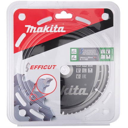Makita HM ZAAG FF 190X20X1,85 60T Afkortzaagblad Hout Efficut 10G – E-11162