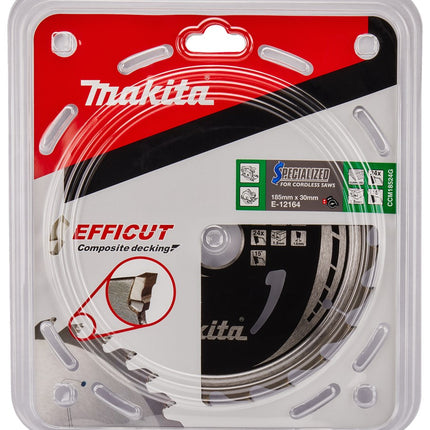Makita Cirkelzaagblad WPC HM Zaagblad Effi Compo 185X30X24T – E-12164