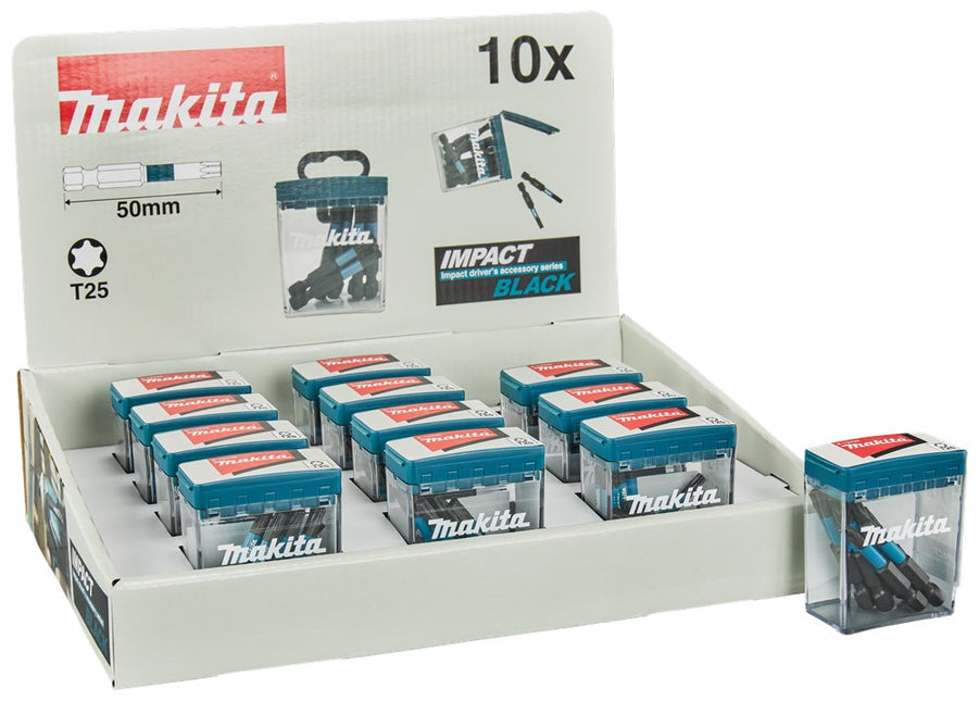Makita SLAGSCHROEFBIT T25X50MM (DISPLAY 12 STUKS)