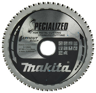 Makita Cirkelzaagblad 185X30X1.4 60T P Efficut Rvs/staal Stl – E-12843