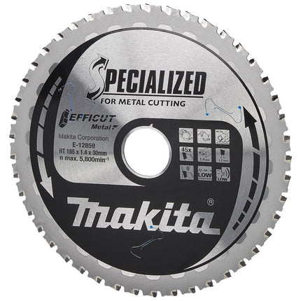 Makita Cirkelzaagblad 185X30X1.4 45Tst A Efficut Staal – E-12859