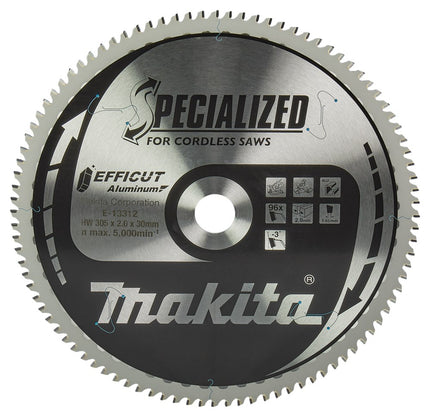 Makita Afkortzaagblad Aluminium Efficut Zaagblad 305X30 96T Alu – E-13312