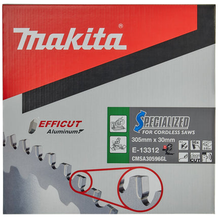 Makita Afkortzaagblad Aluminium Efficut Zaagblad 305X30 96T Alu – E-13312