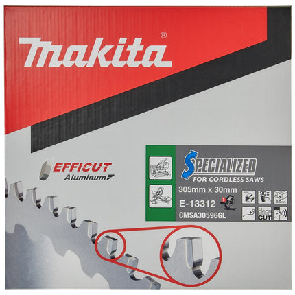 Makita Afkortzaagblad Aluminium Efficut Zaagblad 305X30 96T Alu – E-13312