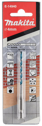 Makita Multi-Boor 4X90mm 1/4" ZK – E-14940