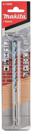 Makita Multi-Boor 6X150mm 1/4" ZK – E-14990