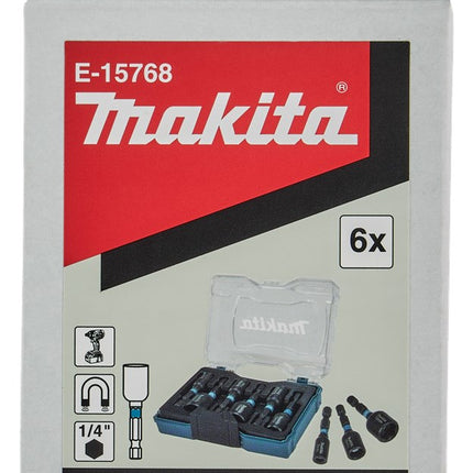 Makita Doppenset 6-Delig 6-DLG IMP BLK – E-15768
