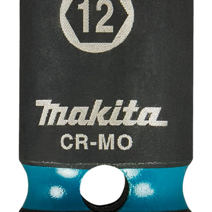 Makita KRACHTDOP IMPACT BLACK 3/8" 12X28MM     E-15936