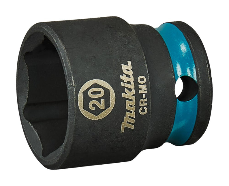 Makita KRACHTDOP IMPACT BLACK 3/8" 20X30MM     E-16019