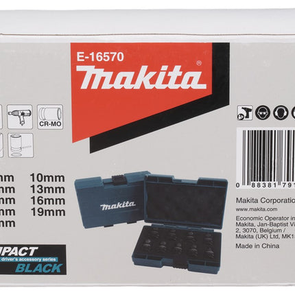 Makita KRACHTDOPPENSET 9-DELIG