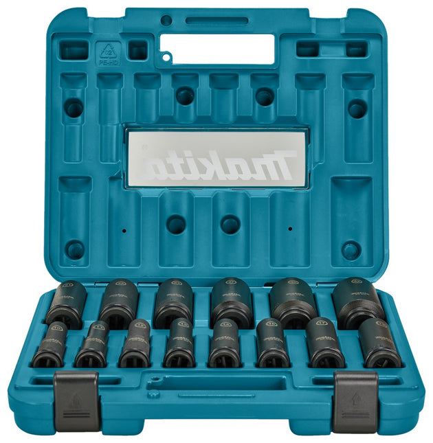Makita Krachtdopset IMP 1/2" 14-Delig Impbl 14-DLG – E-16586