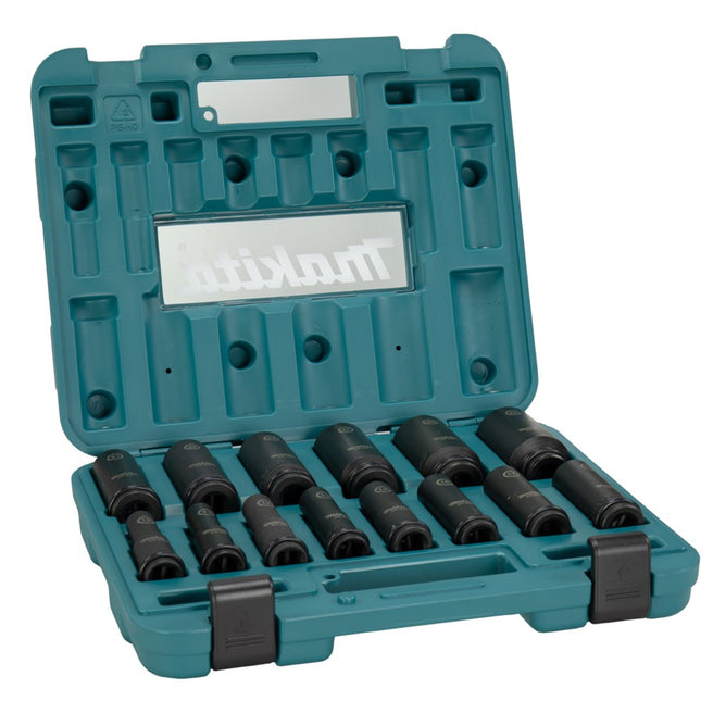 Makita Krachtdopset IMP 1/2" 14-Delig Impbl 14-DLG – E-16586