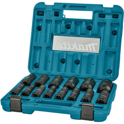 Makita Krachtdopset IMP 1/2" 14-Delig Impbl 14-DLG – E-16586