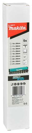 Makita Krachtdopset IMP 1/2" 9-Delig Impbl 9-DLG – E-16617