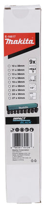 Makita Krachtdopset IMP 1/2" 9-Delig Impbl 9-DLG – E-16617
