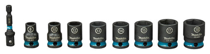 MAKITA KRACHTDOPPENSET 9-DELIG 3/8      IMPACT BLACK