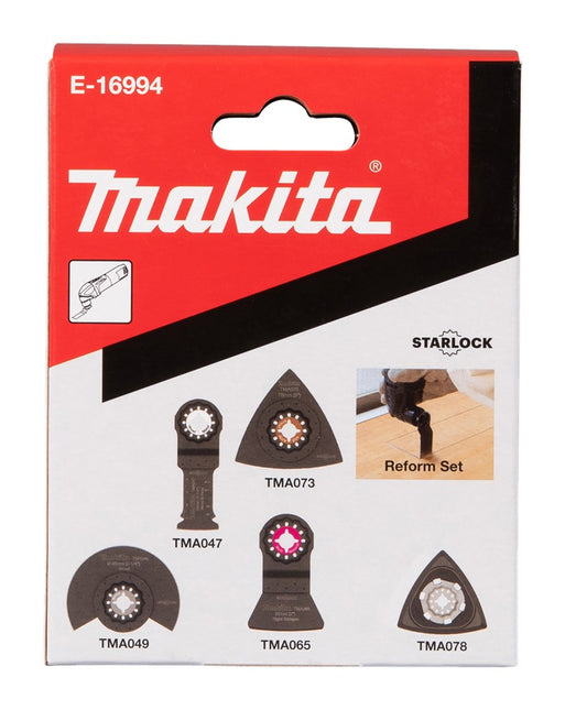 MAKITA E-16994 MULTITOOLSET 5-DLG RENOVATIE