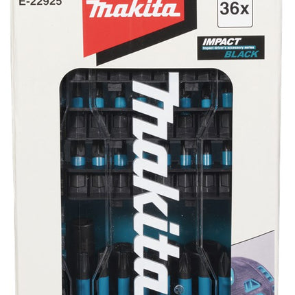 Makita Schroefbitset 36DLG Impblack 36-Delig MA555399 – E-22925