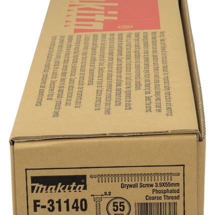 Makita Gipsplaatschroef op BAND 3,9X55 - 1000 stuks Gipsplaatschroeven 3,9 X 55 – F-31140