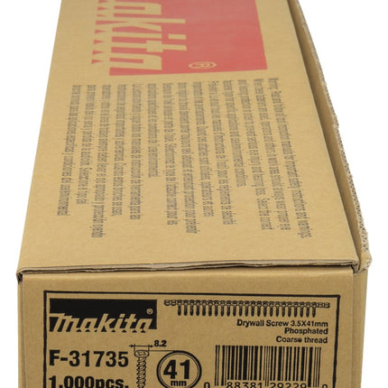 Makita Schroeflint Gipsplaat 3,5X41mm – F-31735