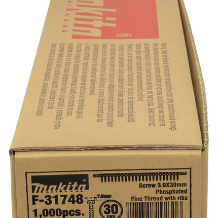 Makita Fermacelschroef op BAND 3,9X30 - 1000 stuks – F-31748
