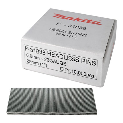 Makita Gegalv PINS 25mm DS A 10ML Pin Geg. – F-31838