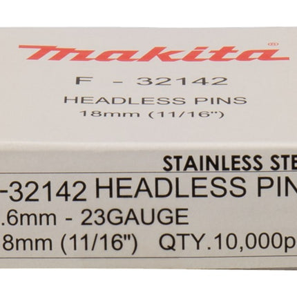 Makita RVS PIN 18mm 0,6mm - 10.000st 18mm 0,6 St. – F-32142