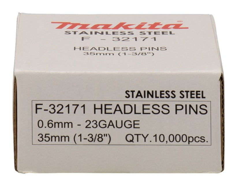 Makita RVS Niet .6X35mm 10.000st 0,6X35mm - stuks – F-32171