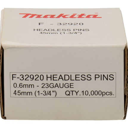 Makita PIN 45mm 0,6mm – F-32920