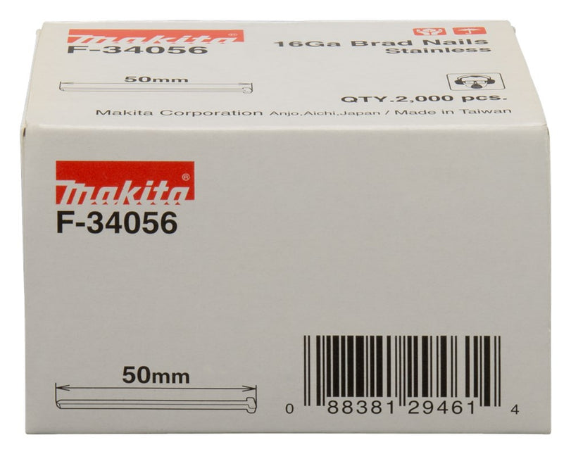 Makita BRAD 50mm 1,3X1,6mm RVS – F-34056