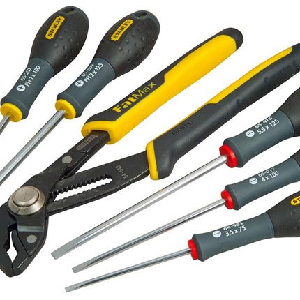 Stanley Fatmax 6-Delige Schroevendraaierset met Waterpomptang – FMHT0-62639
