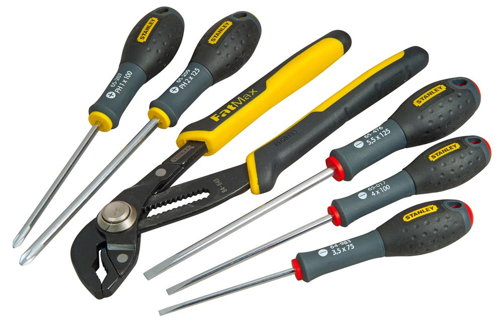 Stanley Fatmax 6-Delige Schroevendraaierset met Waterpomptang – FMHT0-62639