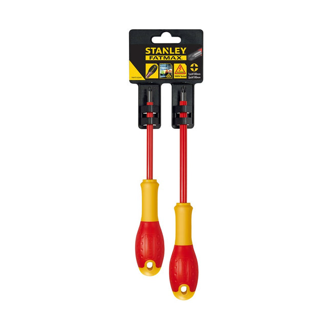 Stanley VDE Schroevendraaierset Borneo PZ1 X 100mm AND PZ2 X 125mm – FMHT0-62649