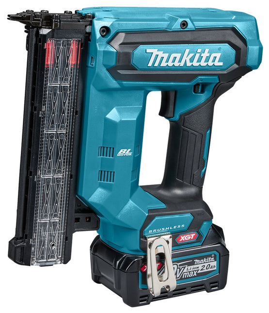 Makita FN001GA202 40V Max Brad Tacker 40V met 2X 2.0Ah Accu en Snellader in MBOX