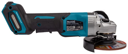 Makita GA016GM201 40V Max Haakse Slijper 125mm 2X 4.0Ah Accu en Lader in MBOX