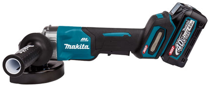 Makita GA016GM201 40V Max Haakse Slijper 125mm 2X 4.0Ah Accu en Lader in MBOX