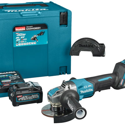 Makita GA044GM201 40V Max Haakse Slijper 125mm X-LOCK