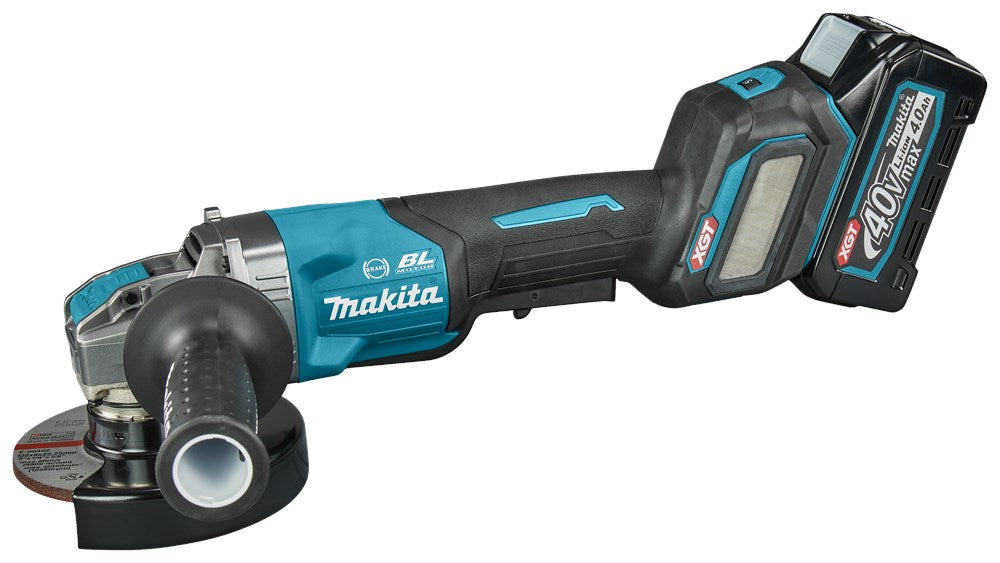 Makita GA044GM201 40V Max Haakse Slijper 125mm X-LOCK