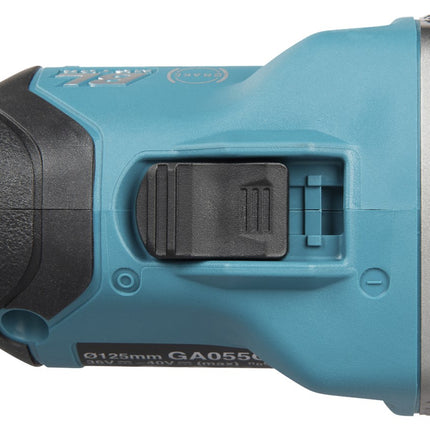 Afbeelding Makita xgt 40 v max platkop haakse slijper 125 mm GA055GZ