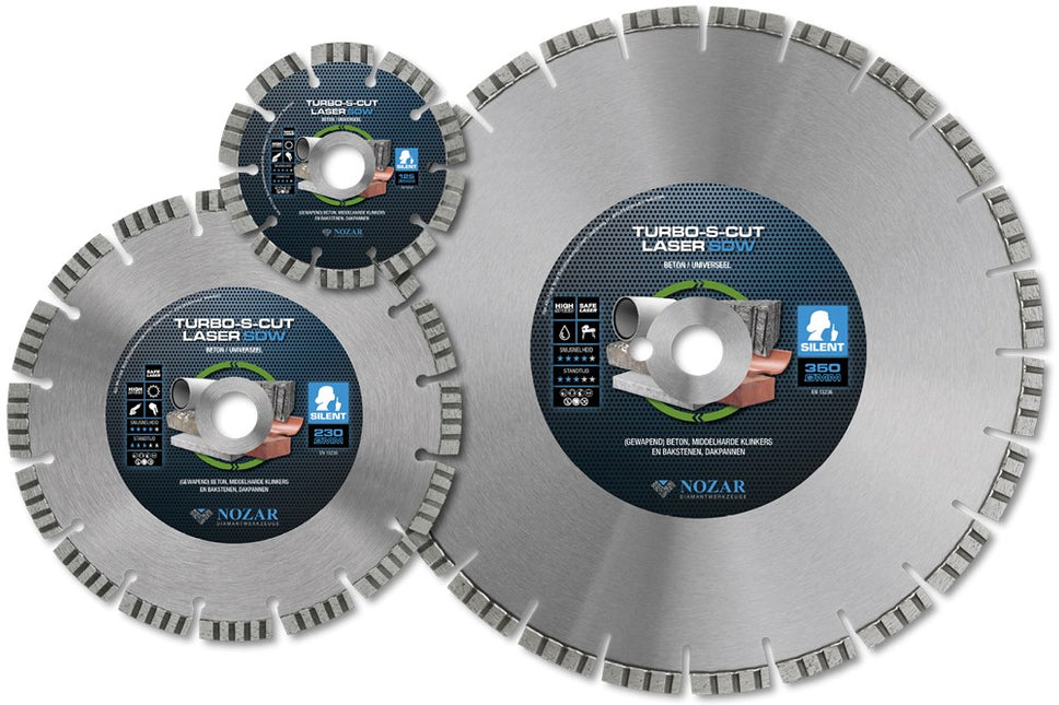 Nozar Diamantblad 400 25,4mm Turbo-S-CUT Laser – 6440537