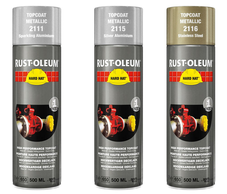 Rust-Oleum Spuitbus Aluminium Metallic 500 ML - 2111 – 1551666