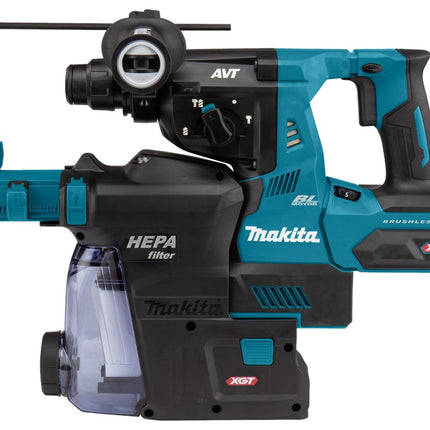 Makita HR003GZ02 40V Max Combihamer in Doos met Stofafzuiging