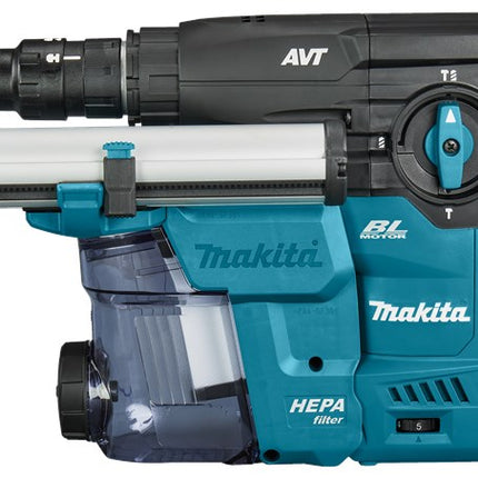 Makita HR009GZ02 40V Max Combihamer met Stofafzuiging