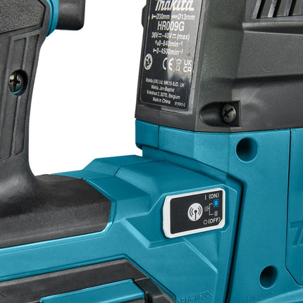 Makita HR009GZ02 40V Max Combihamer met Stofafzuiging